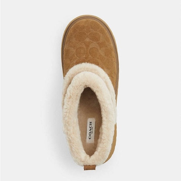 Coach Women's Tan Platform Ankle Boots - Picture 3 of 10